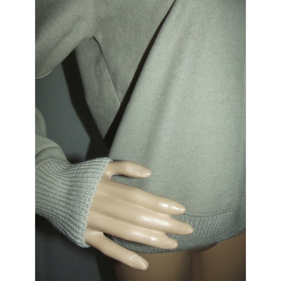 A New Day XS Tan Long Sleeve Turtleneck Sweatshirt Sweater Trim Shirt top - Picture 6 of 12